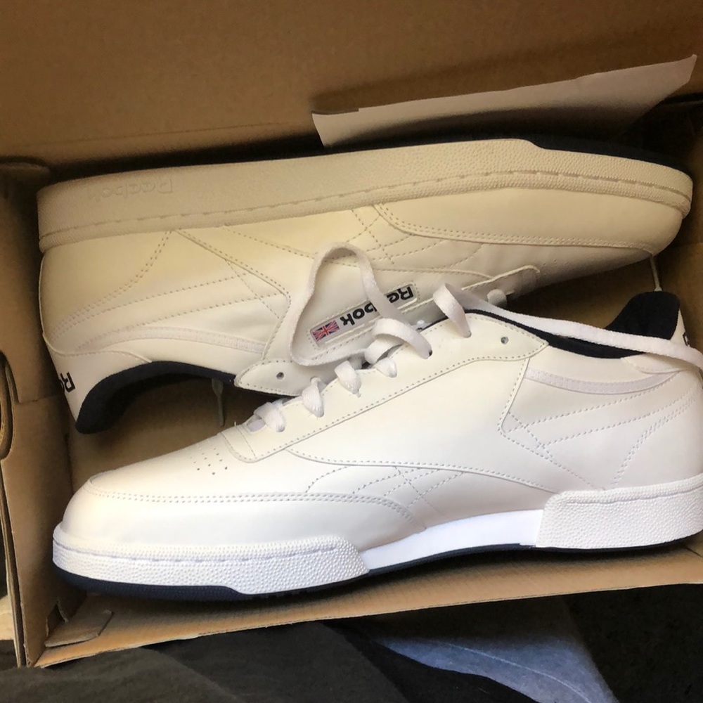 Reebok White/Navy, Club C new in box